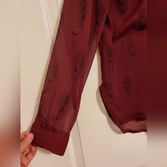 🌟3 for $25-Tiger print button up - Picture 5 of 8